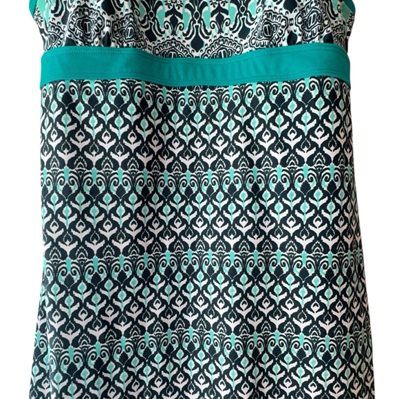 ATHLETA | NWOT SHOREBREAK RACERBACK ATHLETIC SWIM DRESS BOMBAY PAISLEY - Picture 5 of 11